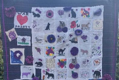 The Purple Poppies Tour reaches The Rifles Berkshire Wiltshire Museum, Salisbury