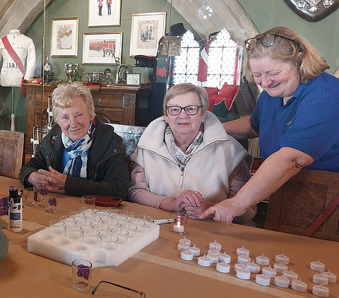 Two of the original Richmond purple poppy makers shine a light on IWAD with Pam Moon of the DBS (NR) .jpg
