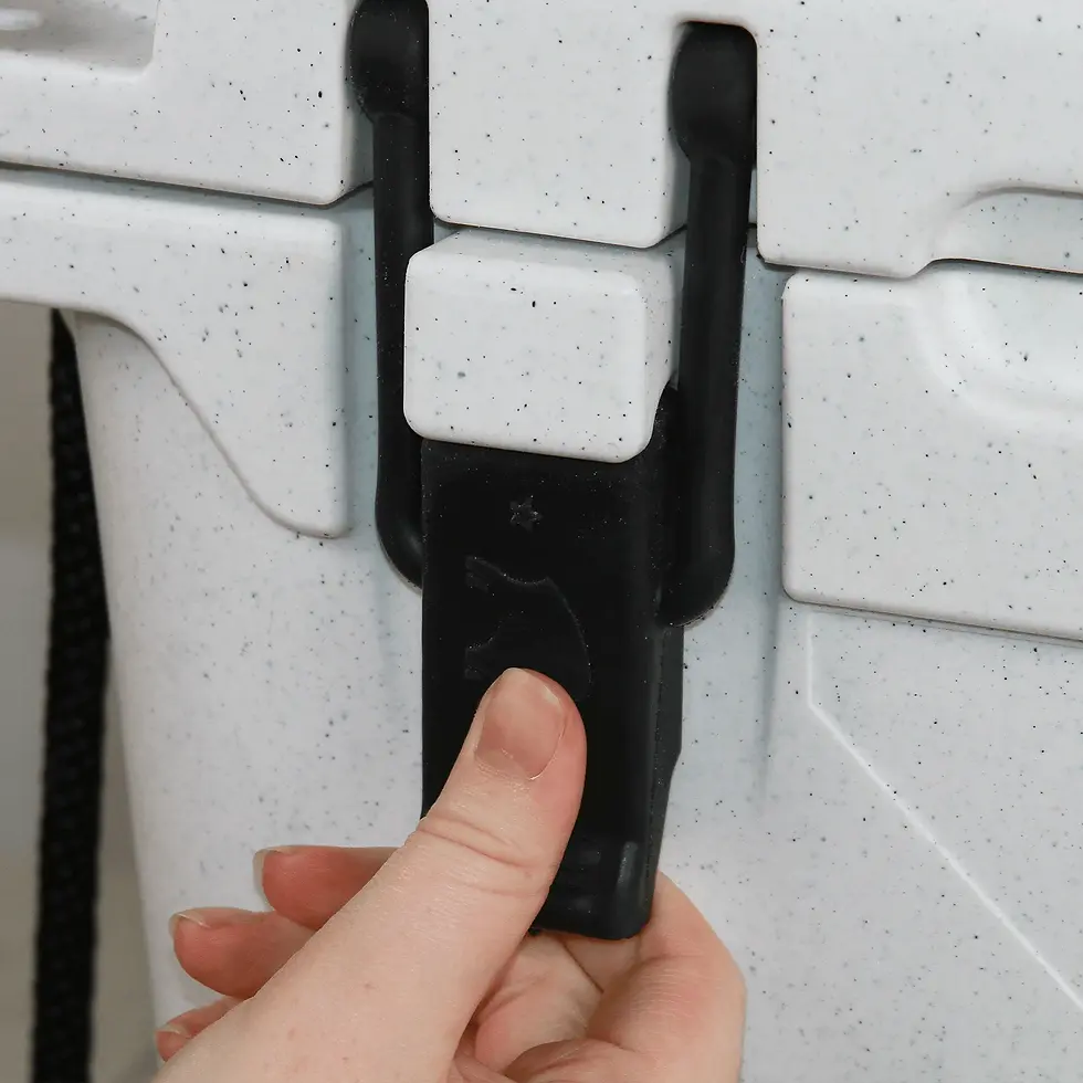 Thumbnail: White 25 QT Bison Cooler (WITH FRONT GRAPHIC STICKER)