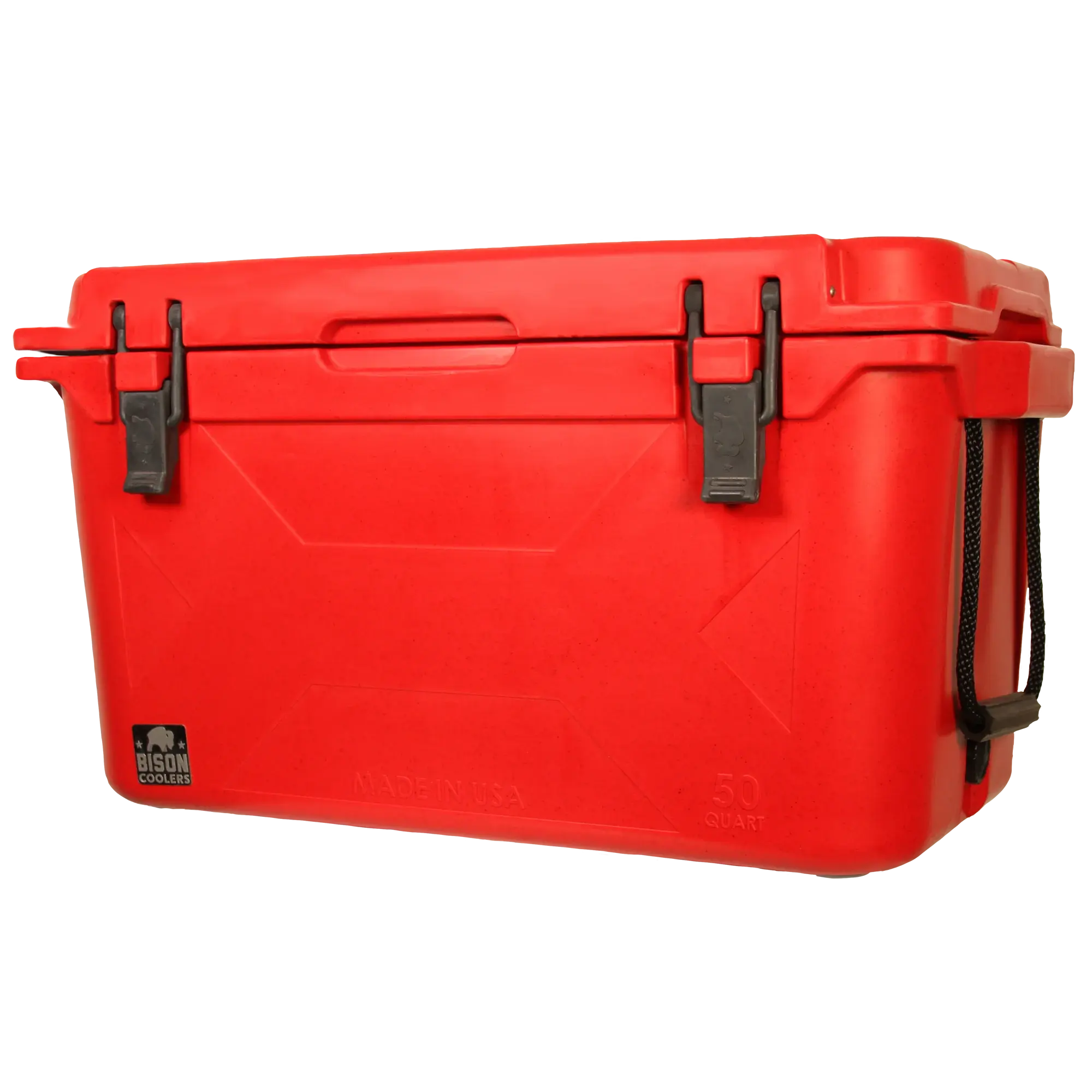 Red 50 QT Bison Cooler