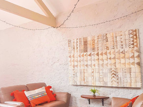 Squidgy sofas to relax on.