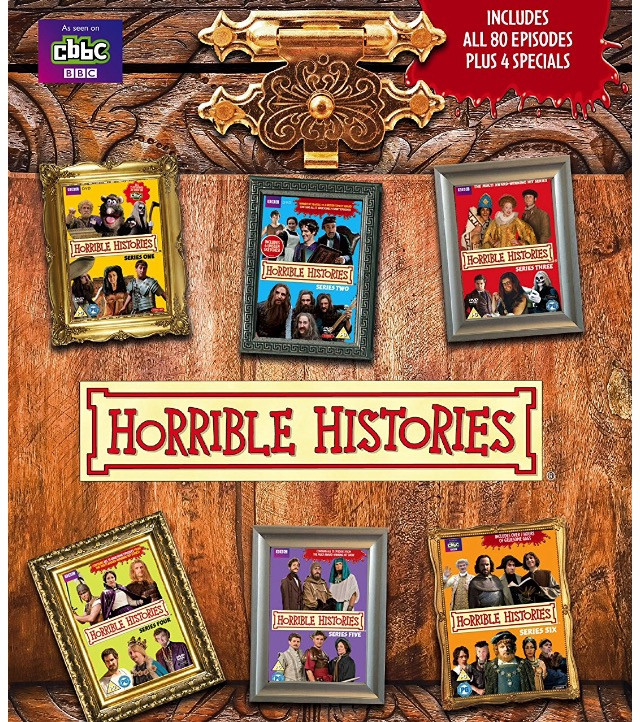 Horrible Histories DVD & marketing design CBBC