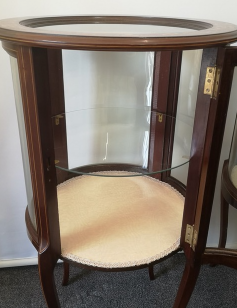 Thumbnail: EDWARDIAN MAHOGANY DISPLAY CABINET