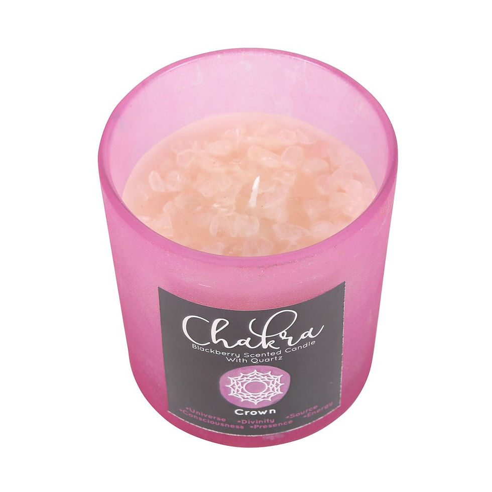 Thumbnail: Crystal Chip Chakra Candles