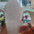 Clear Quartz tourmaline wand