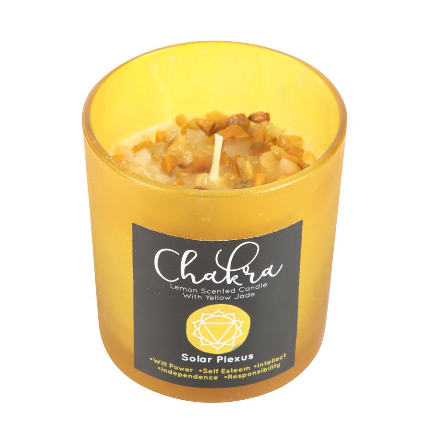 Thumbnail: Crystal Chip Chakra Candles