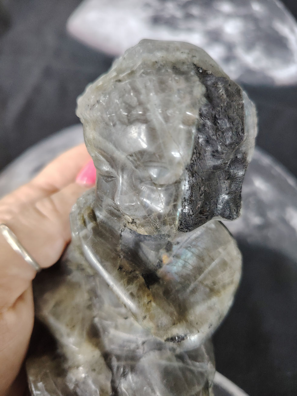 Thumbnail: Labradorite Buddha