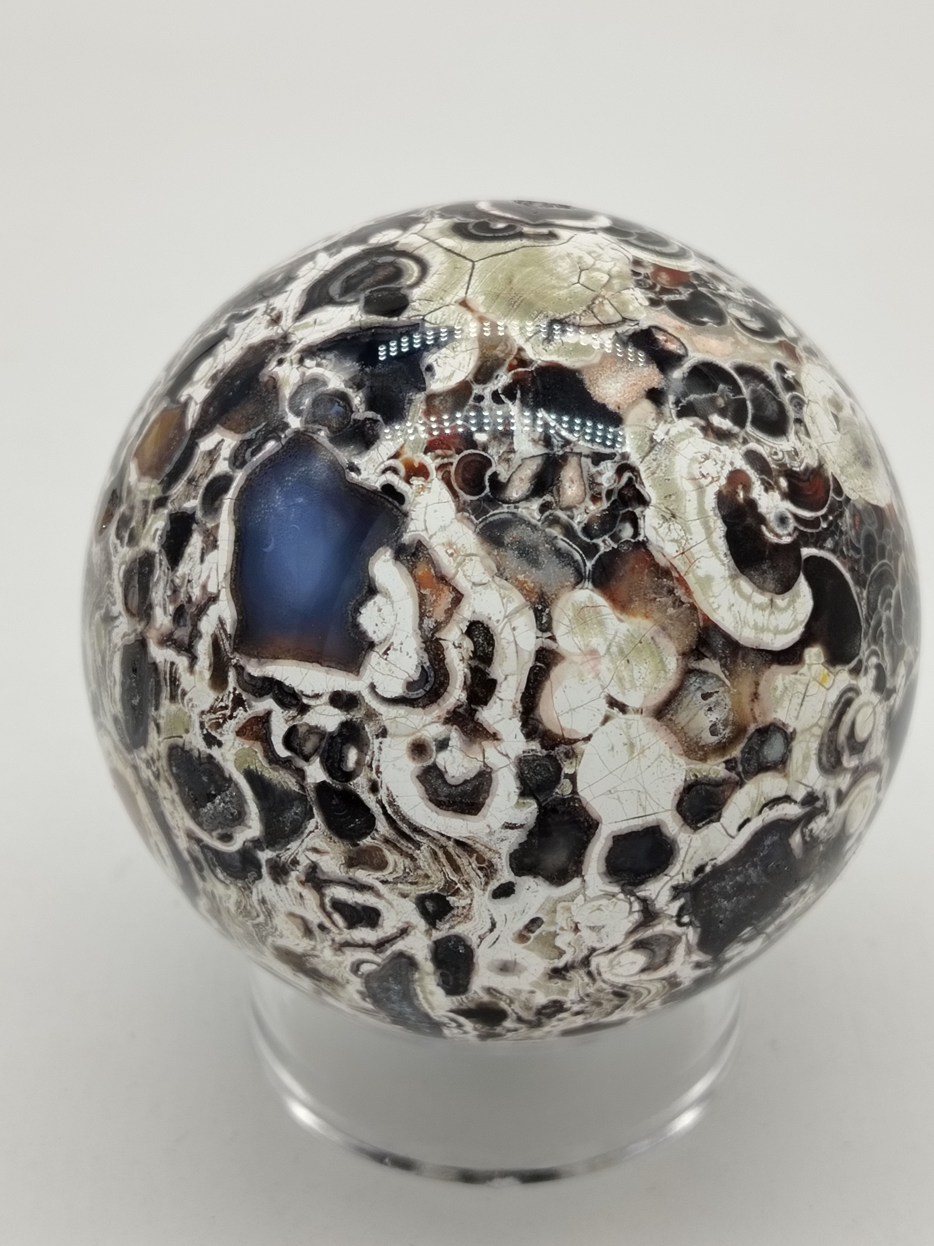 Money Agate Crystal Sphere 