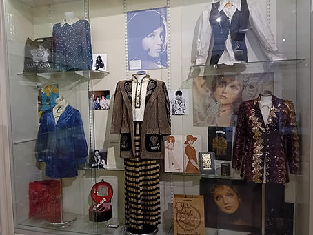 Fenella Fielding clothes at Museum of Br