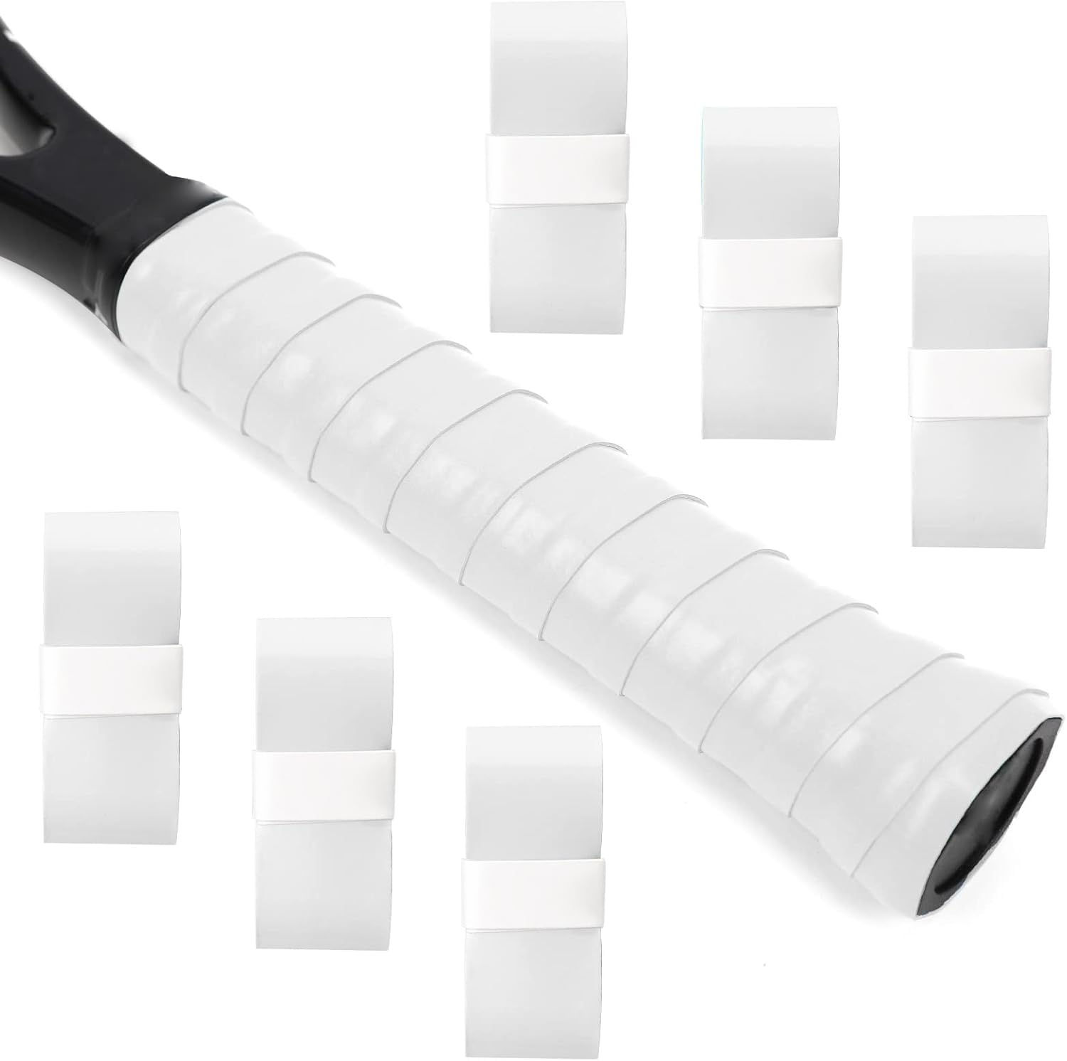 L LK SPORTS Tennis Racket Grip Tape 6 Pack Precut Anti Slip Tennis Grip Tape Abs