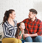 Family in a therapy session