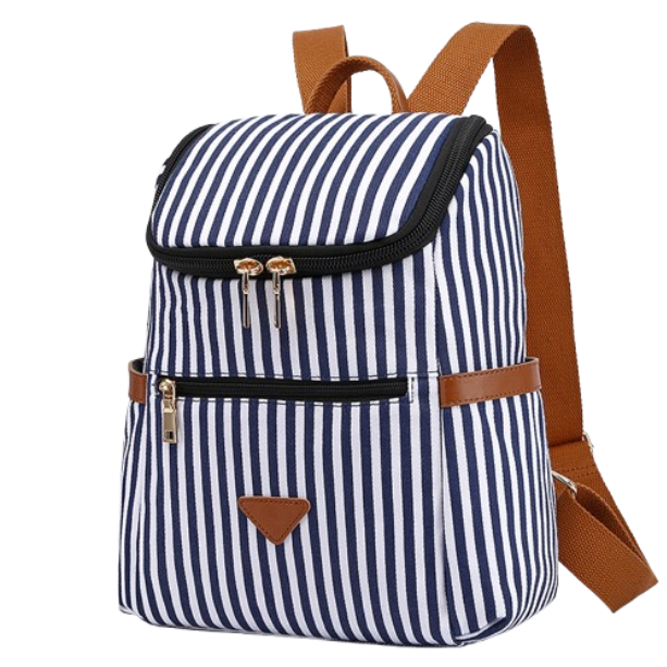 Thumbnail: Striped Travel Backpack