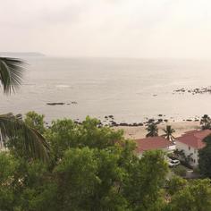Scenic view from Reis Magos Fort