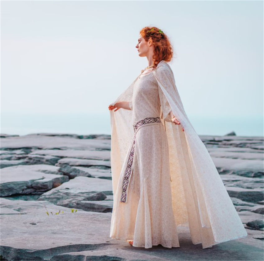 Thumbnail: Lace Celtic Wedding Dress