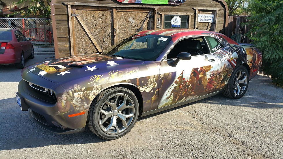 American Muscle Car Wrap