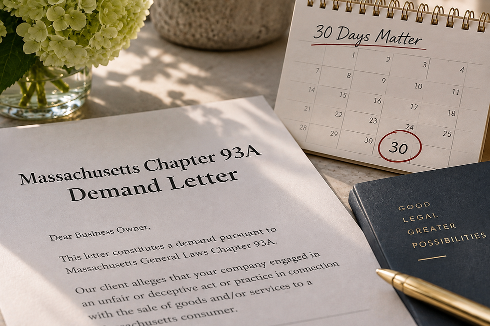 93A Demand Letter