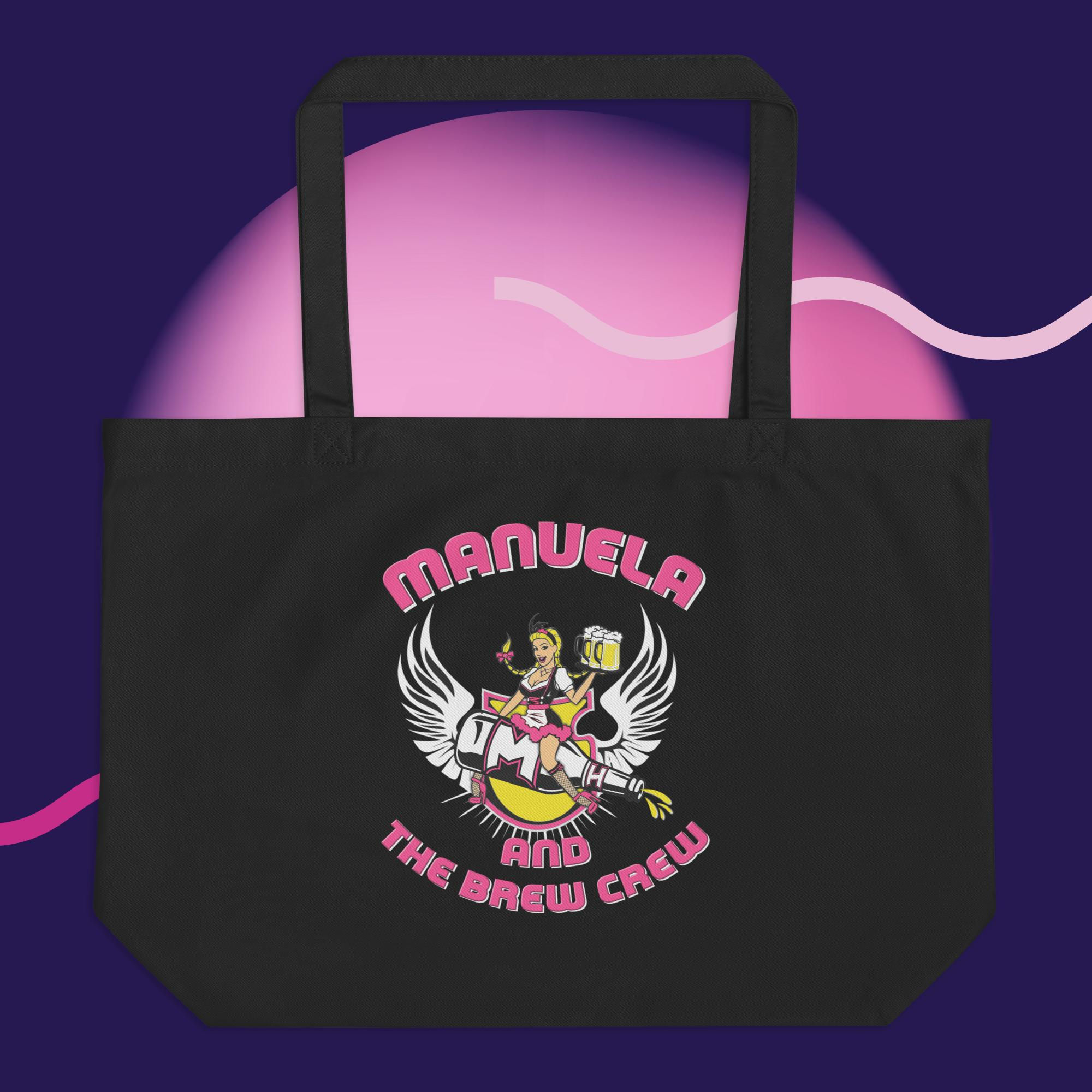 Large organic tote bag