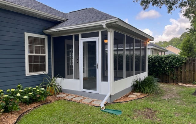 Flat Roof Screen Room