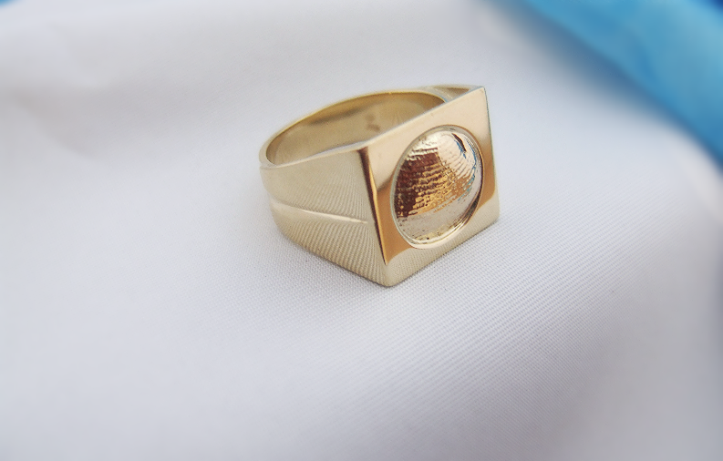 Gouden herenring