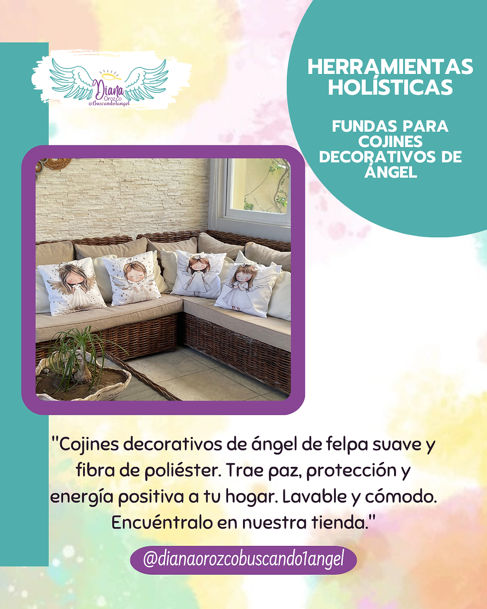 Fundas para Cojines Decorativos de Ángel