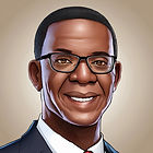 Generate an image of a CPT national chairperson called Mr Thomas Brash. He is a black tan