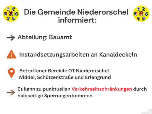 Wichtige Information: Zeitraum vom 30.06. - 03.07.2026