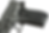 Close-up of a black handgun grip and trigger area, showcasing textured details and metallic components.