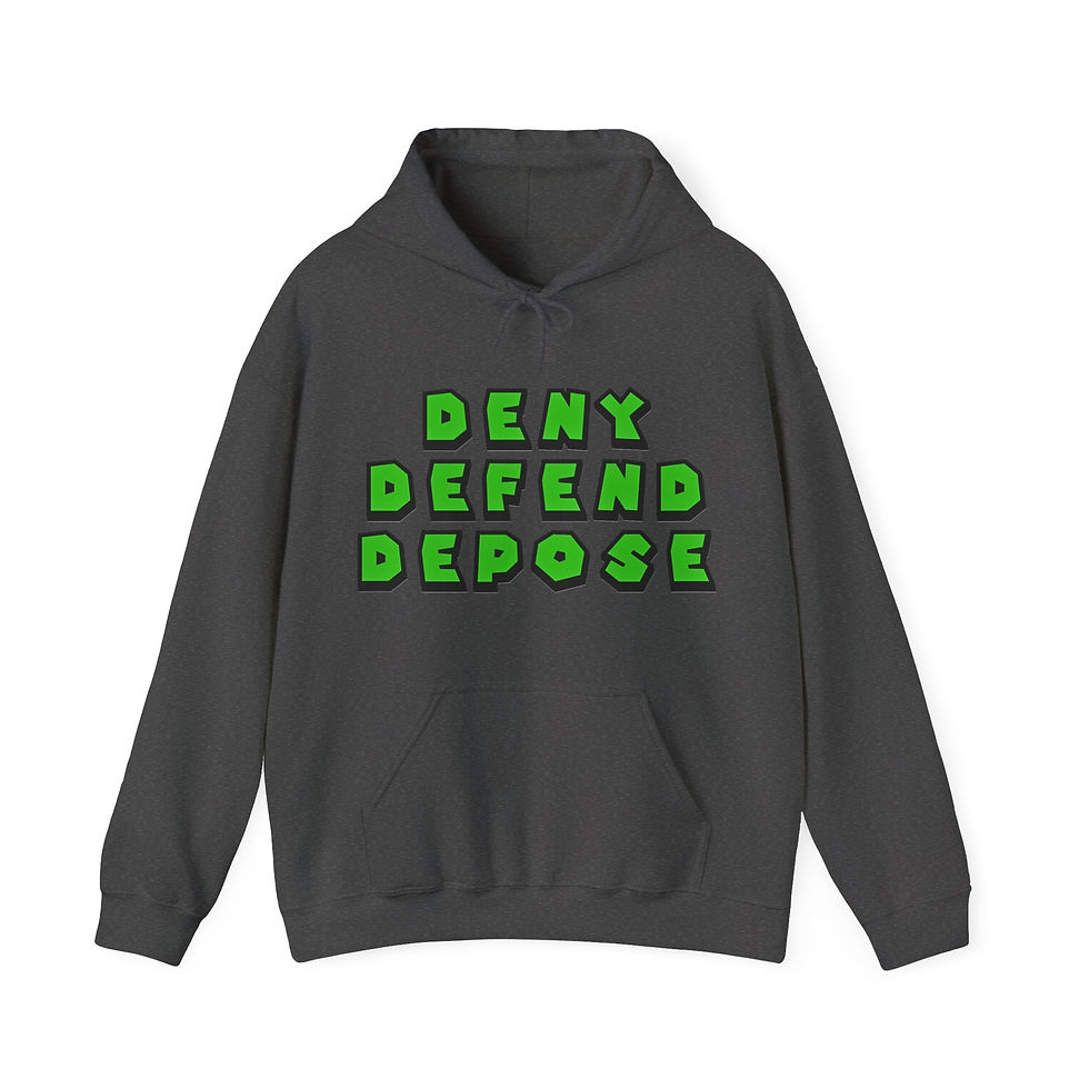 Thumbnail: DENY DEFEND DEPOSE (hoodie)
