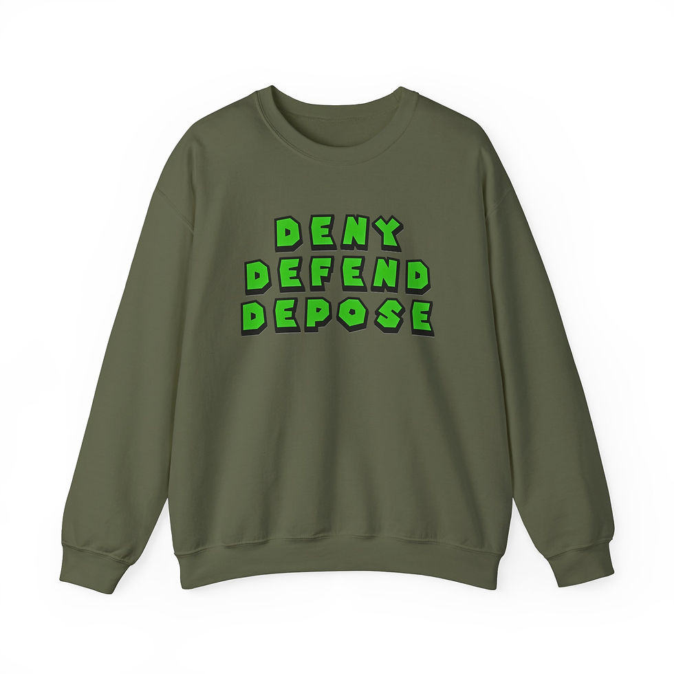 Thumbnail: DENY DEFEND DEPOSE (sweatshirt)