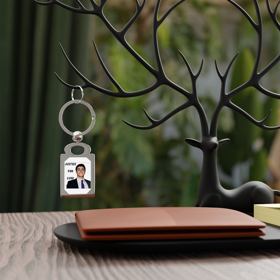 Thumbnail: JUSTICE FOR LUI (rectangle photo keyring)*