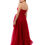 Miniatura: Vestido de noche strapless rojo