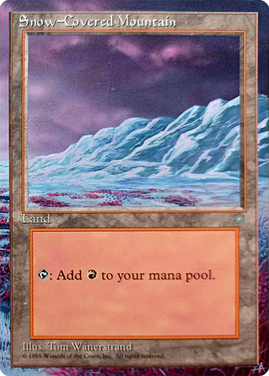 Snow-Covered Mountain alter by Indra Antoneviča.