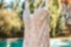 Dress hanging up