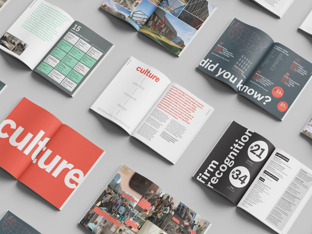 Annual Book Interior Spreads