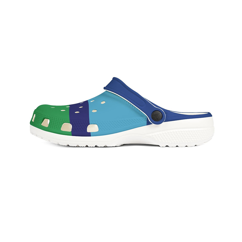 Thumbnail: R Signals (Colours) Croc Style EVA Foam Shoes