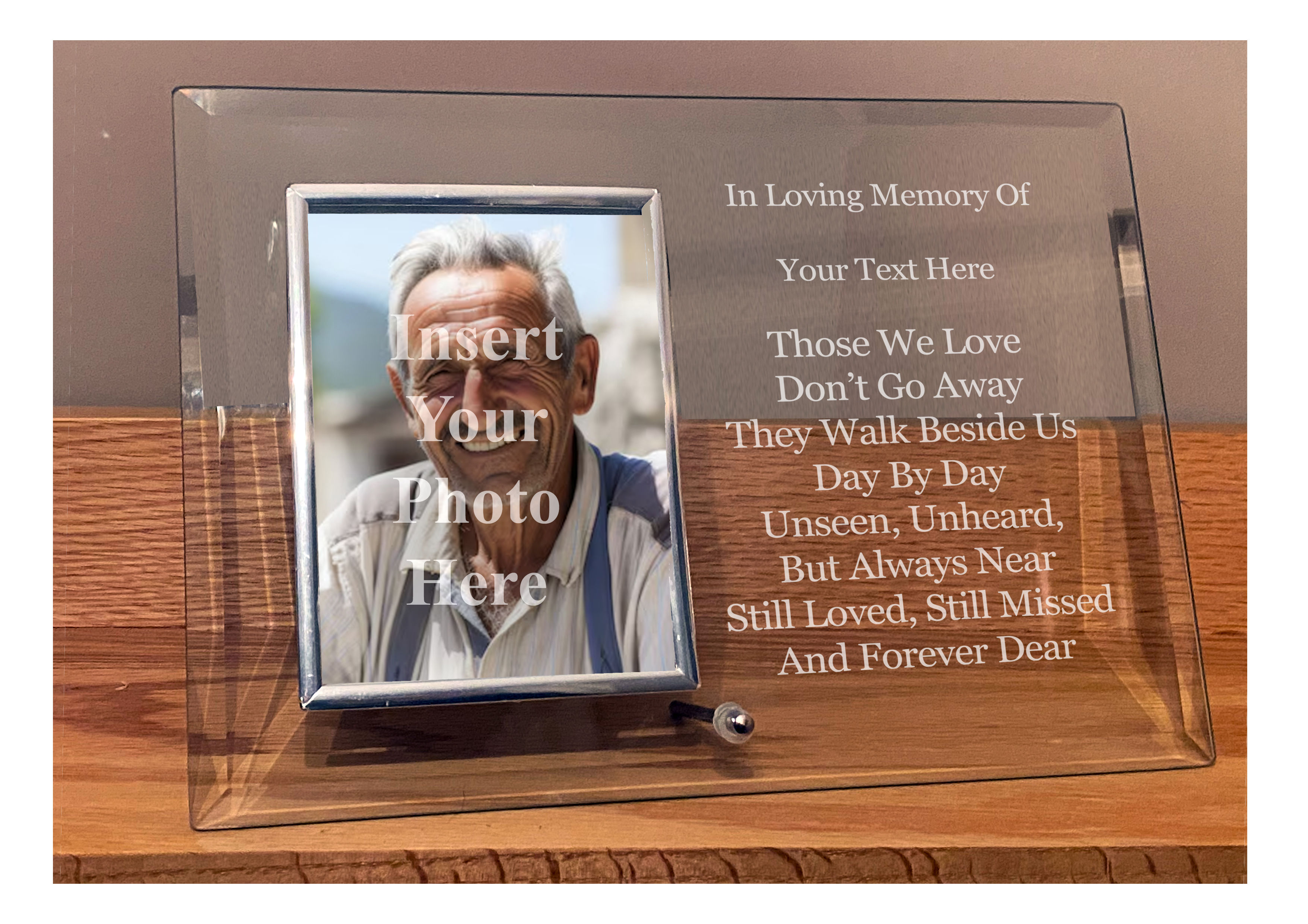 A4 Glass Frame - Those We Love