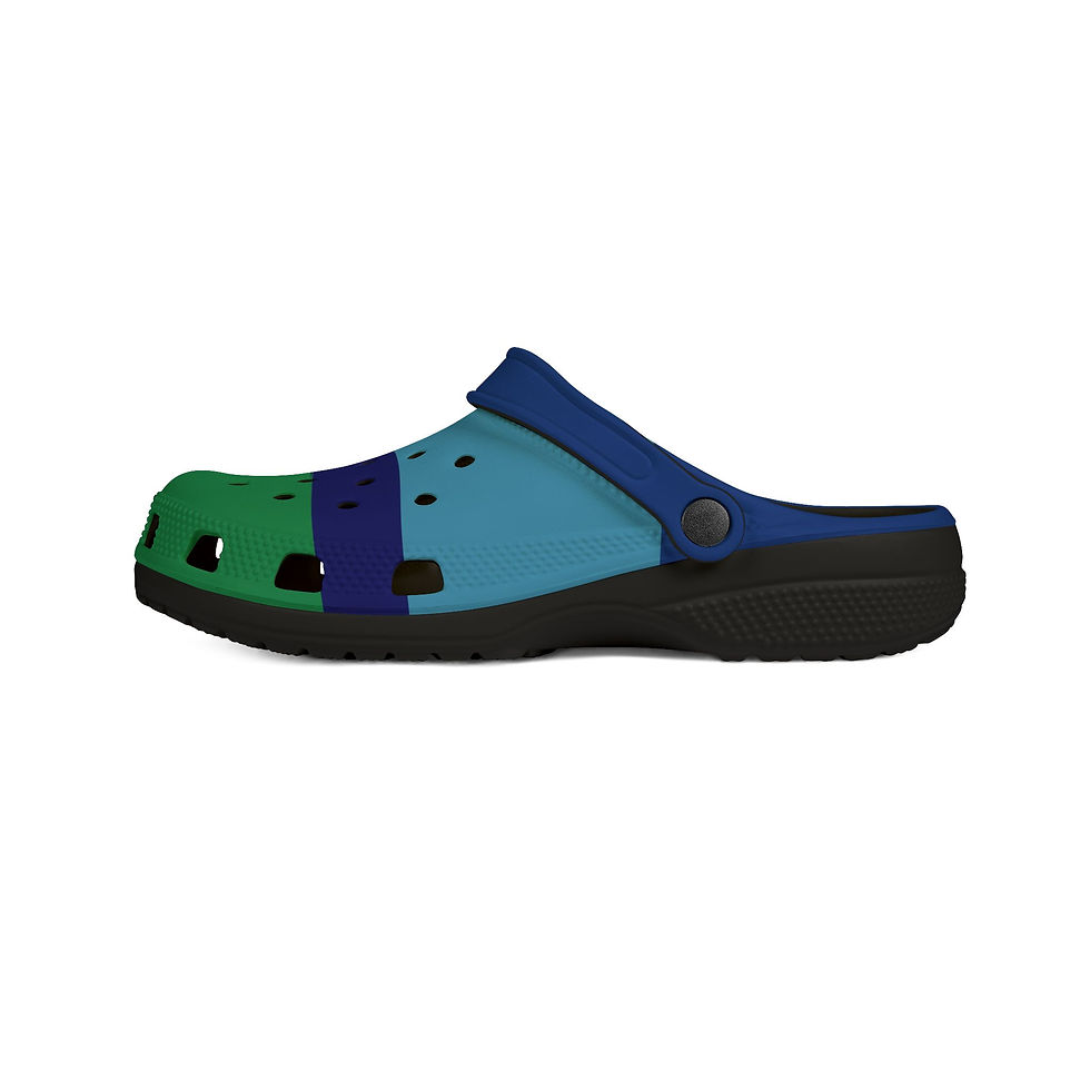 Thumbnail: R Signals (Colours) Croc Style EVA Foam Shoes