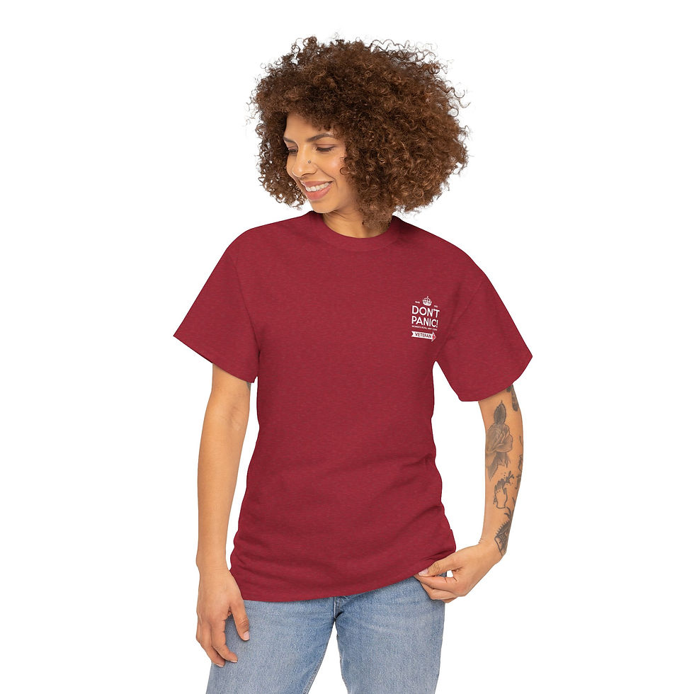 Thumbnail: Unisex T-shirt WRAC - Don't Panic - WRAC