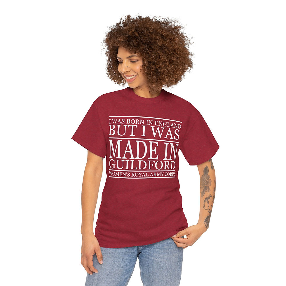 Thumbnail: Born In (Made In Guildford) - WRAC - T Shirt