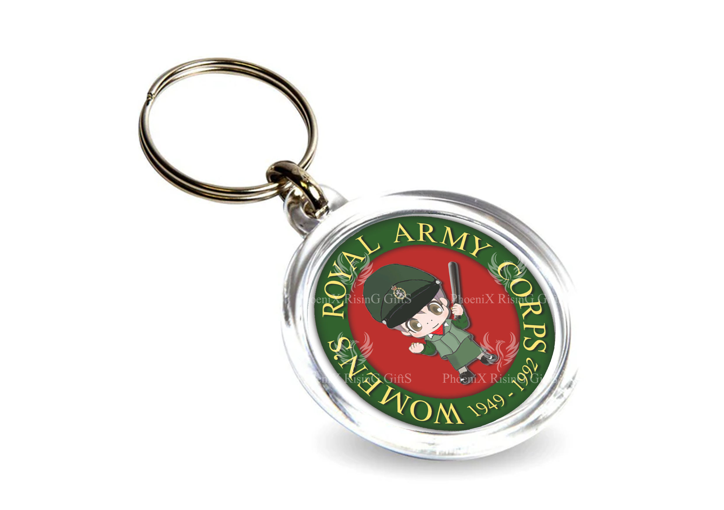 Acrylic Key Ring - WRAC Cartoon - Searcher