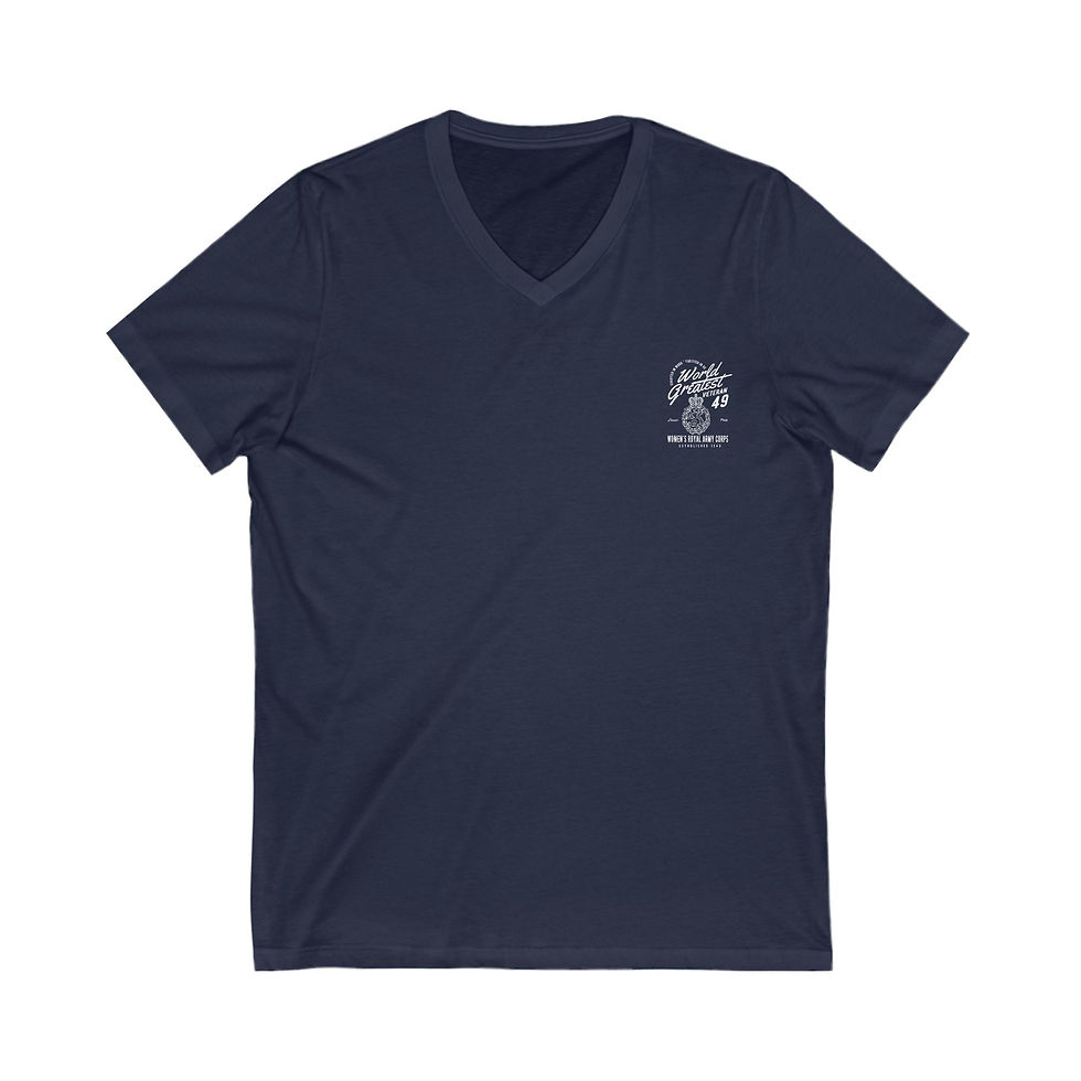 Thumbnail: V Neck T Shirt - WRAC - World's Greatest Veteran
