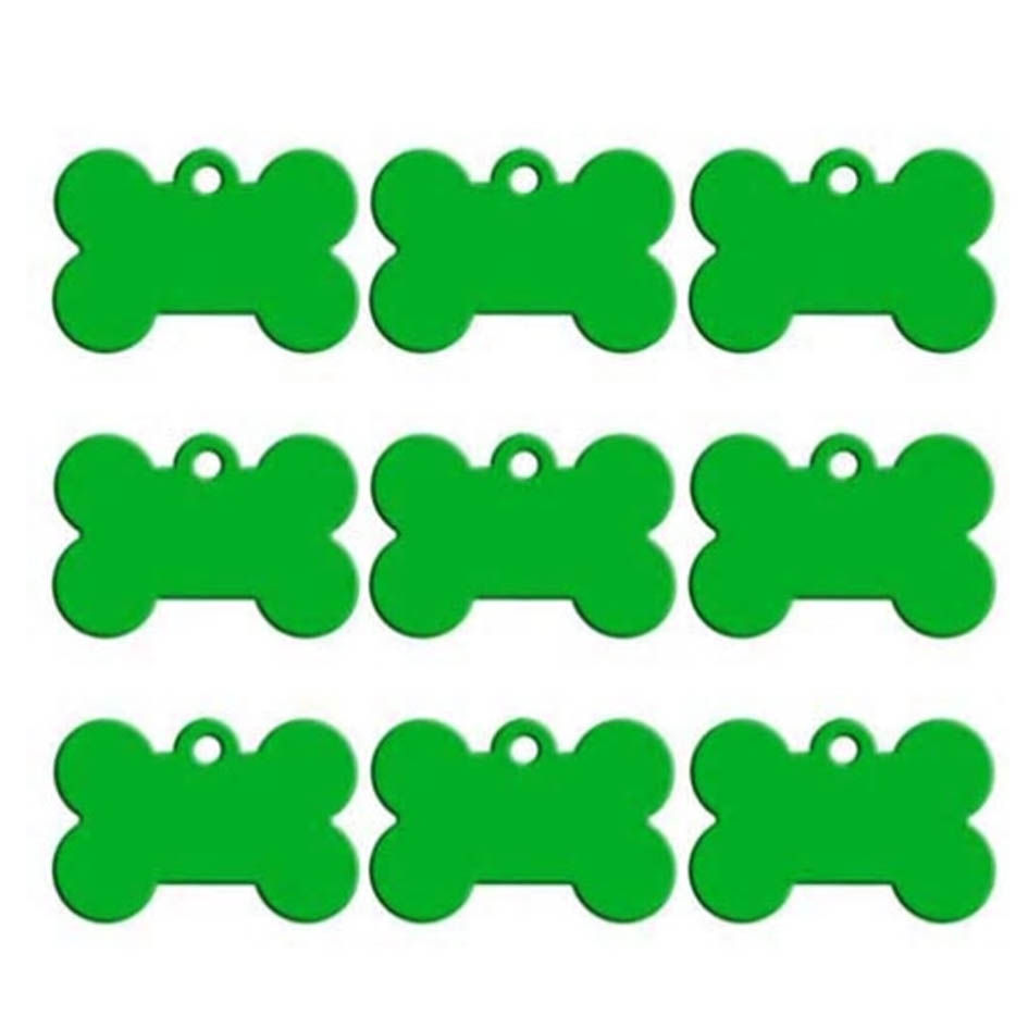 Thumbnail: Pet Tags - Aluminium Bone (Pair)