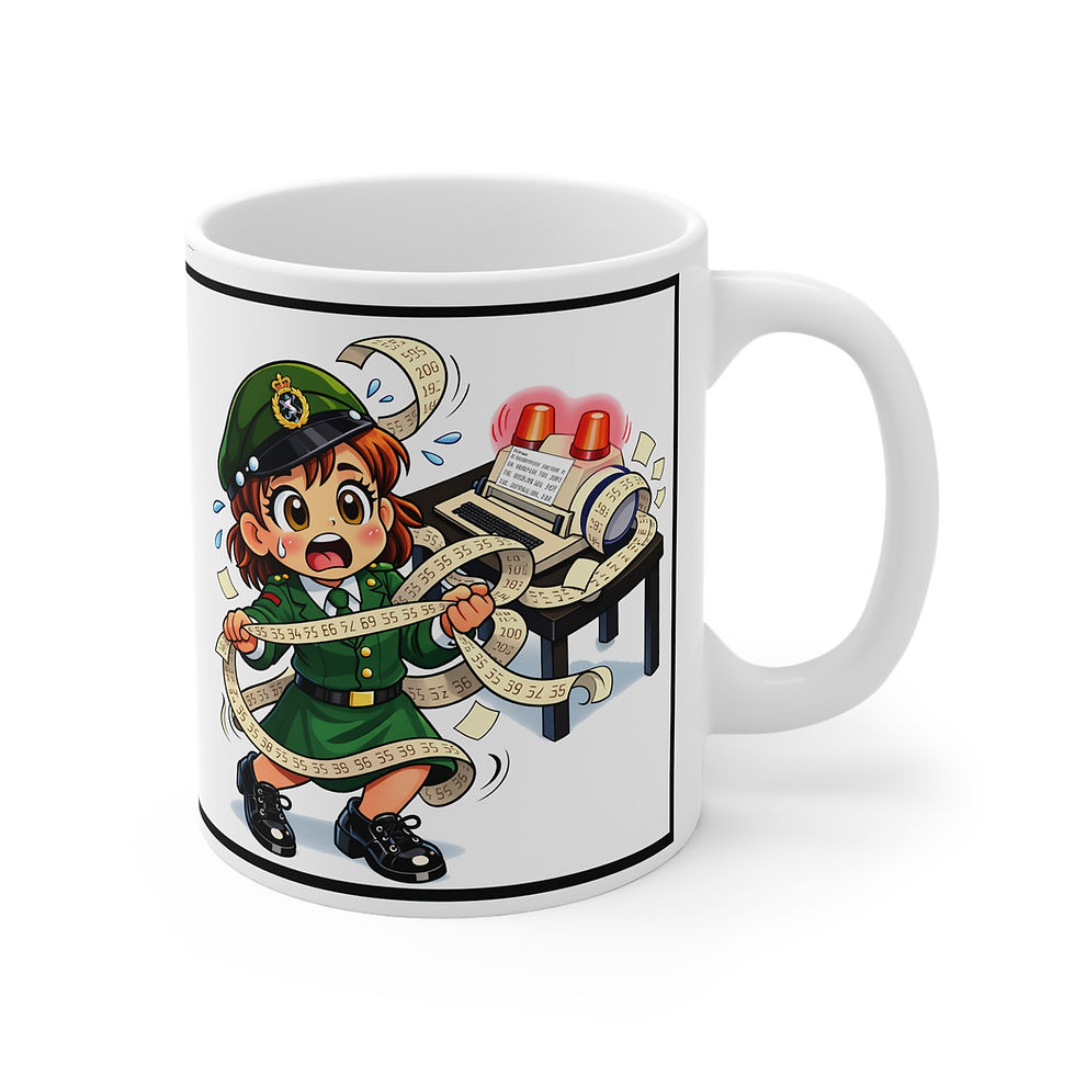 WRAC - Data Telegraphist Mug (Flash Flash Flash)
