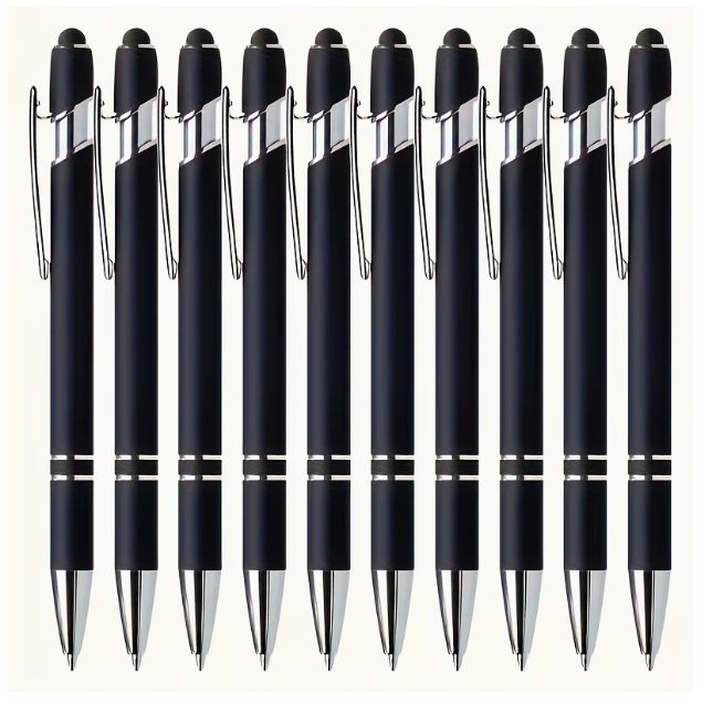 Thumbnail: Black Purple Stylus Pen (Personalised)