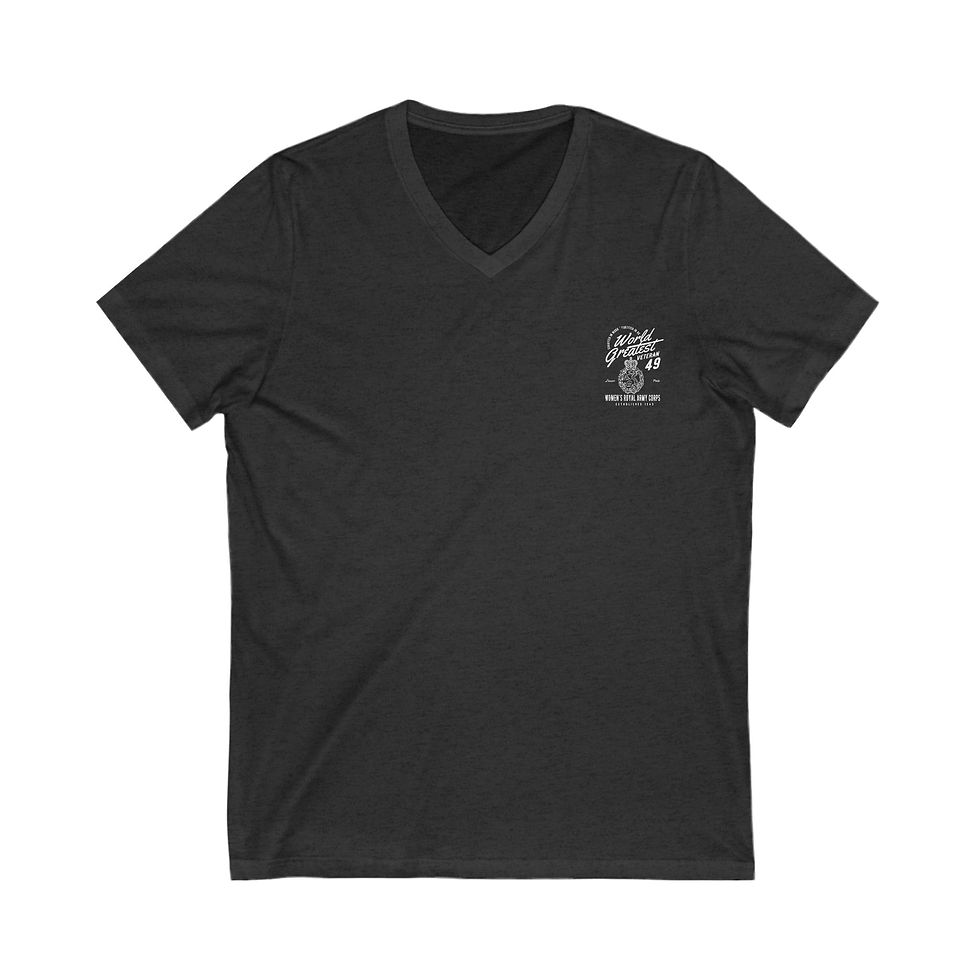 Thumbnail: V Neck T Shirt - WRAC - World's Greatest Veteran