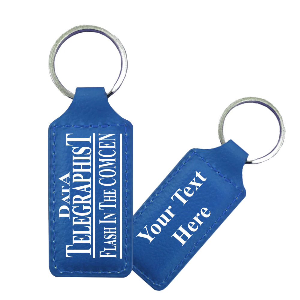 Leather Key Ring - Data Telegraphist - FLASH