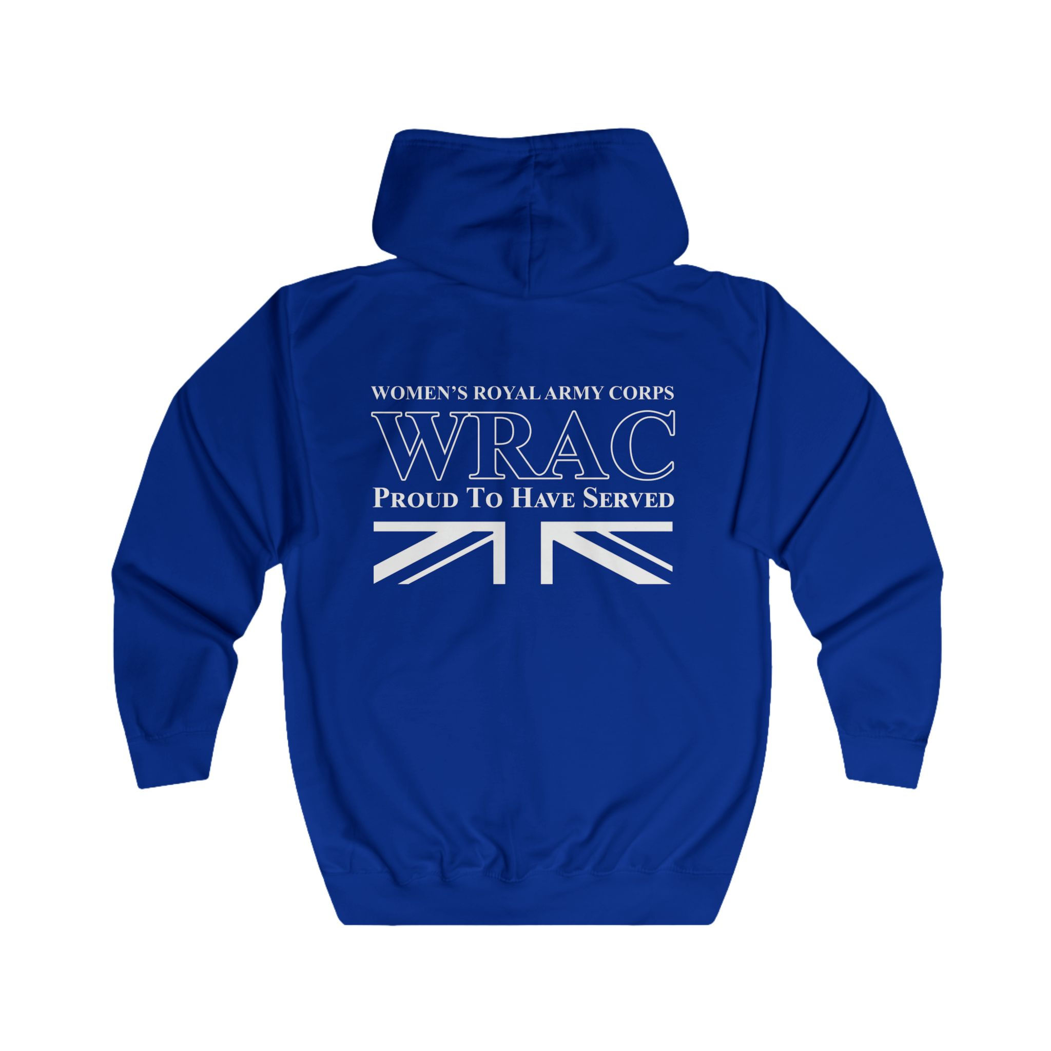 Full Zip Hoodie - WRAC / Union Flag