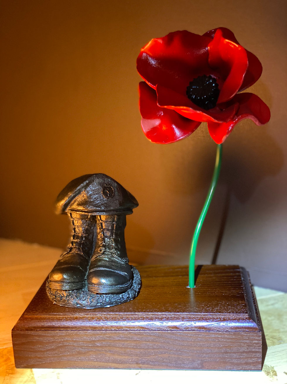 Thumbnail: WRAC Boots and Beret with Poppy