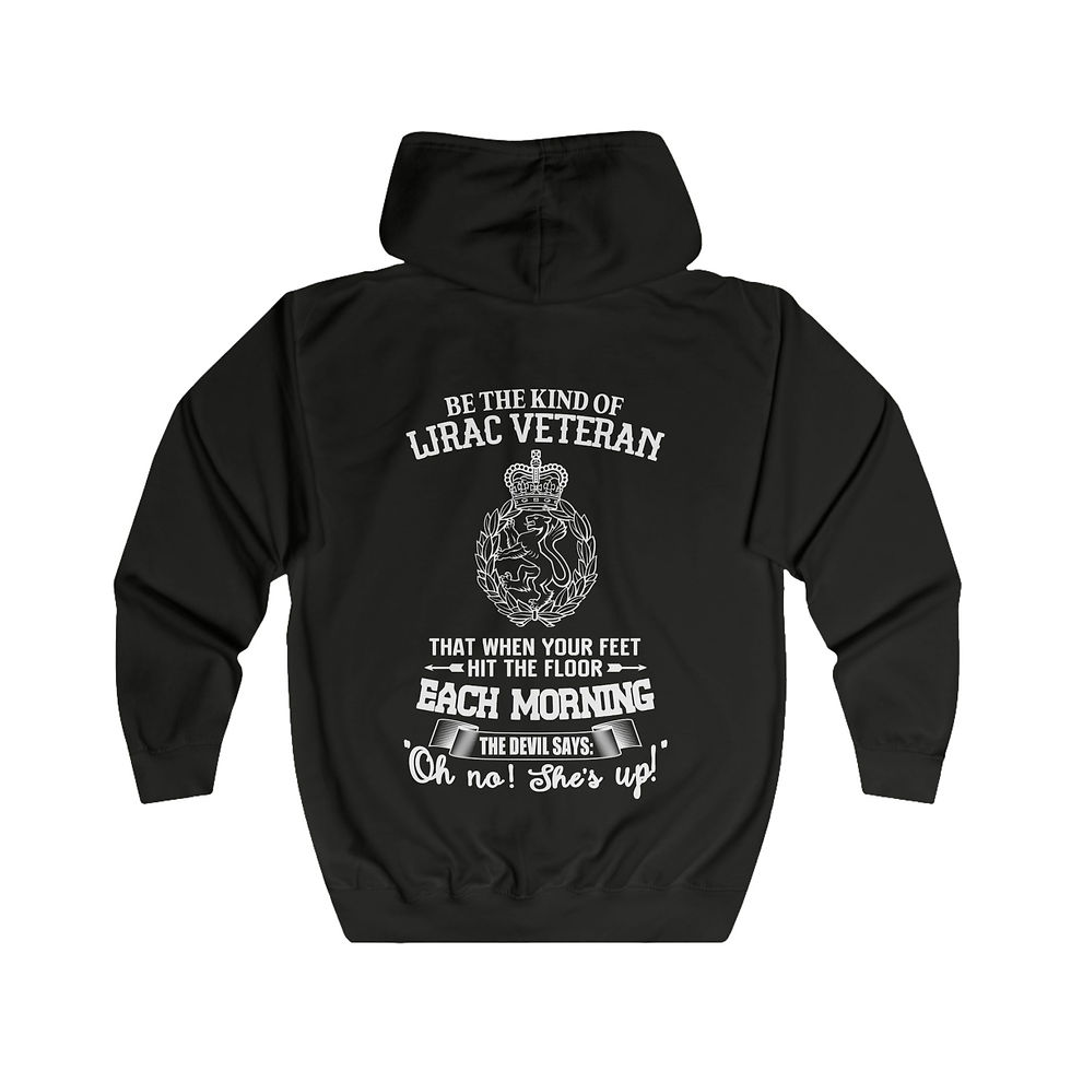 Thumbnail: Full Zip Hoodie - WRAC (The Devil Says)