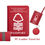 Thumbnail: PU Leather Passport Holder - Nottingham Forrest